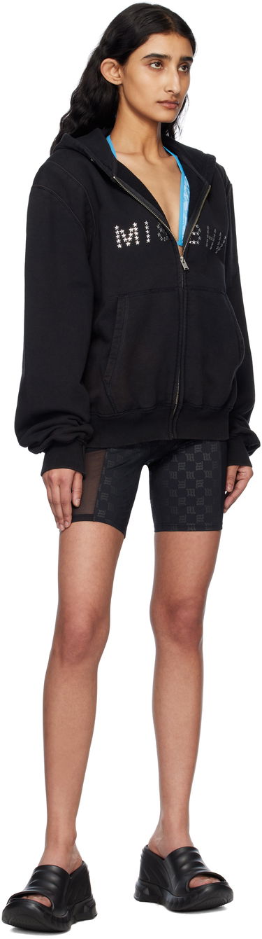 Kratke hlače MISBHV MISBHV Monogram Mesh Panel Bike Shorts Črna | 250W355, 3