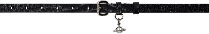 Pasovi Vivienne Westwood Vivienne Westwood Mini Alex Charm Belt Črna | 8201007IW-L0098-