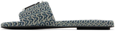 Kratke hlače Marc Jacobs Marc Jacobs 'The J Marc Washed Monogram Denim' Slides Modra | 2P3FSA006F04, 2