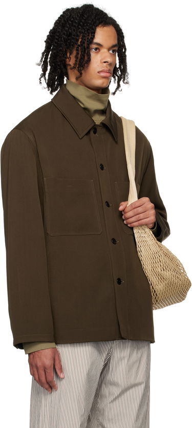 Srajce LEMAIRE Lemaire Wadded Facing Jacket Črna | OW1097 LF1317, 4