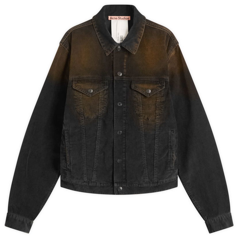 Jakna Acne Studios Corduroy Overshirt Rjava | C90200-900
