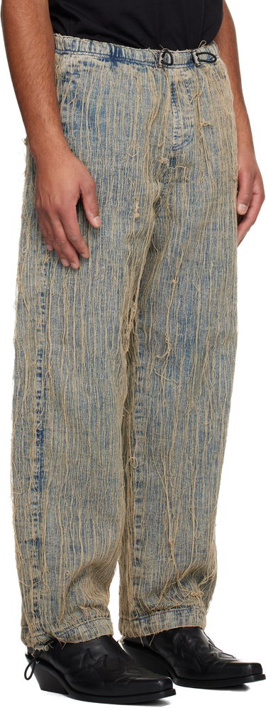 Kavbojke Diesel Relaxed D-Martial Frayed Drawstring Jeans Večbarvna | A19277-0CMBZ-01, 1