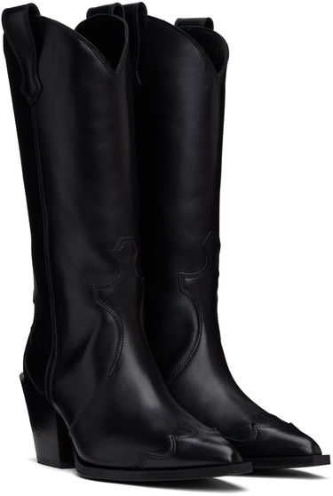 Oblačila Aeyde Aeyde Ariel Western Boots Črna | A11-AB-TBUP75CH-222-800-001, 3
