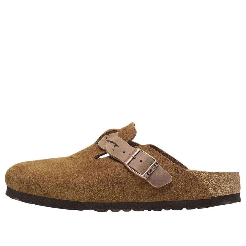 Superge in čevlji Birkenstock Braided Suede Leather Sandals Narrow Fit Rjava | 1026713