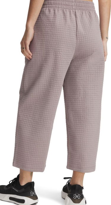 Trenirka Under Armour Under Armour Unstoppable Fleece Grid Crop Pants Lila | 1386492-015, 2