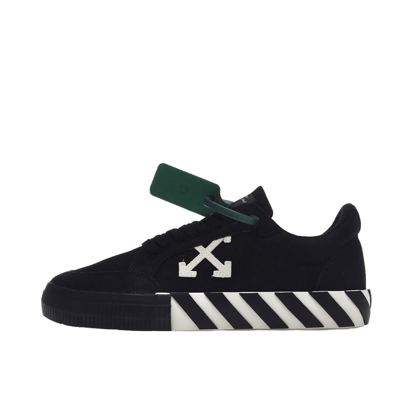 Superge in čevlji Off-White Vulc Low Canvas Black White Črna | OMIA085C99FAB0011001