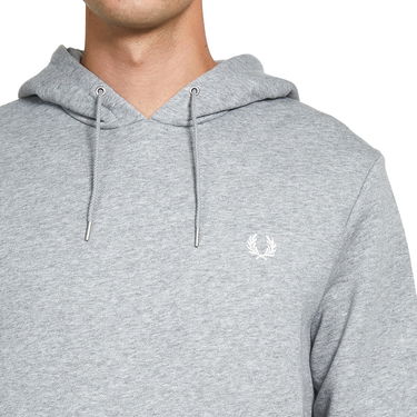 Pulover Fred Perry Tipped Hooded Sweatshirt Siva | M2643-R49, 2