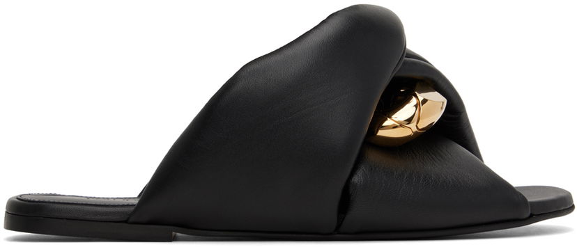 Superge in čevlji JW Anderson JW Anderson Chain Twist Sandals Črna | ANW38022B