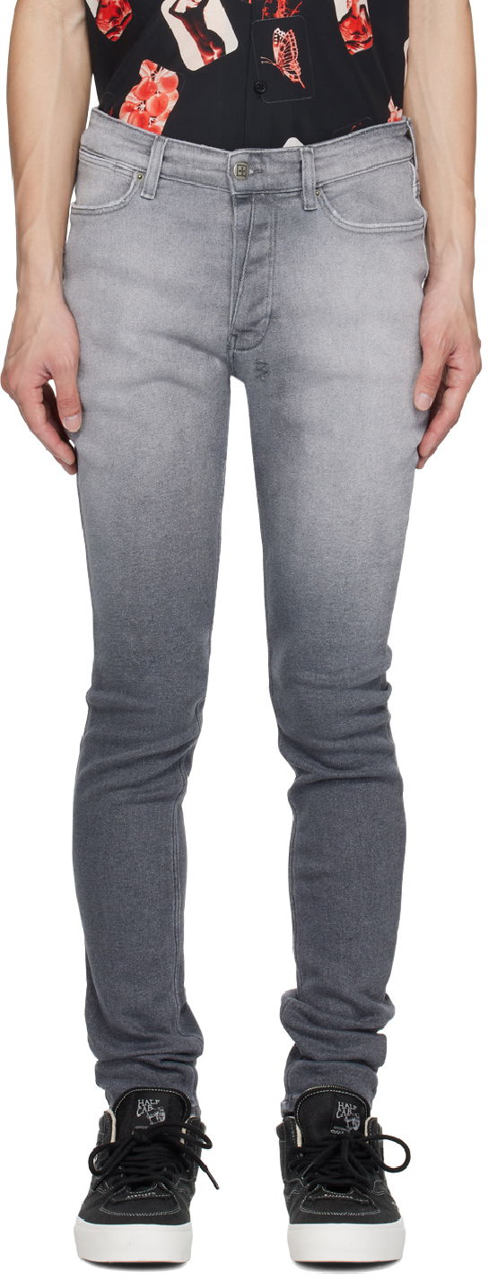 Kavbojke Ksubi Van Winkle Gradient Skinny Jeans Siva | MPF23DJ010