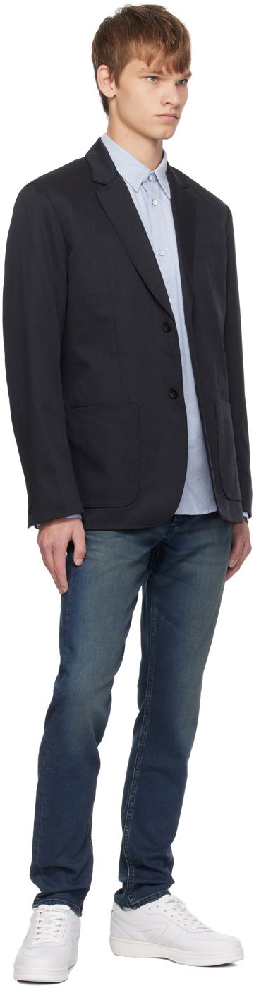 Srajce rag & bone Rag & Bone Engineered Button-Up Shirt Modra | MBW23SA422X2ML, 3