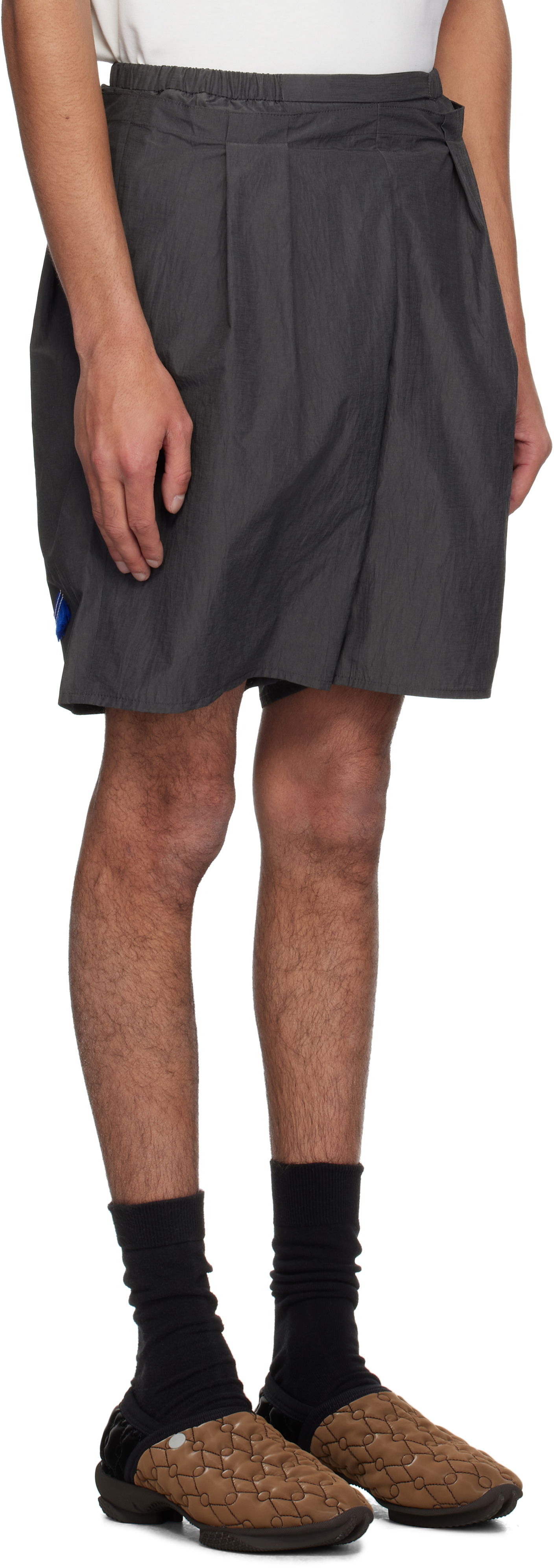 Kratke hlače ADER ERROR ADER error 0202 Pleated Shorts Siva | BO01SSBT0202DR, 1