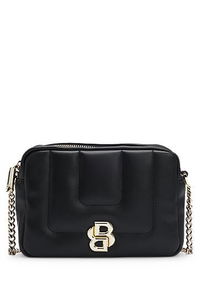 Balmain Quilted Crossbody Bag with Double B Monogram