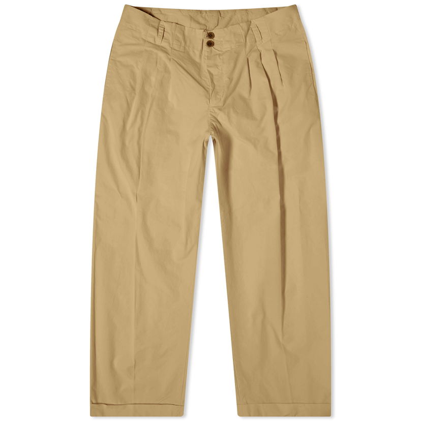 Hlače YMC Keaton Trousers Bež | Q4AZG-20