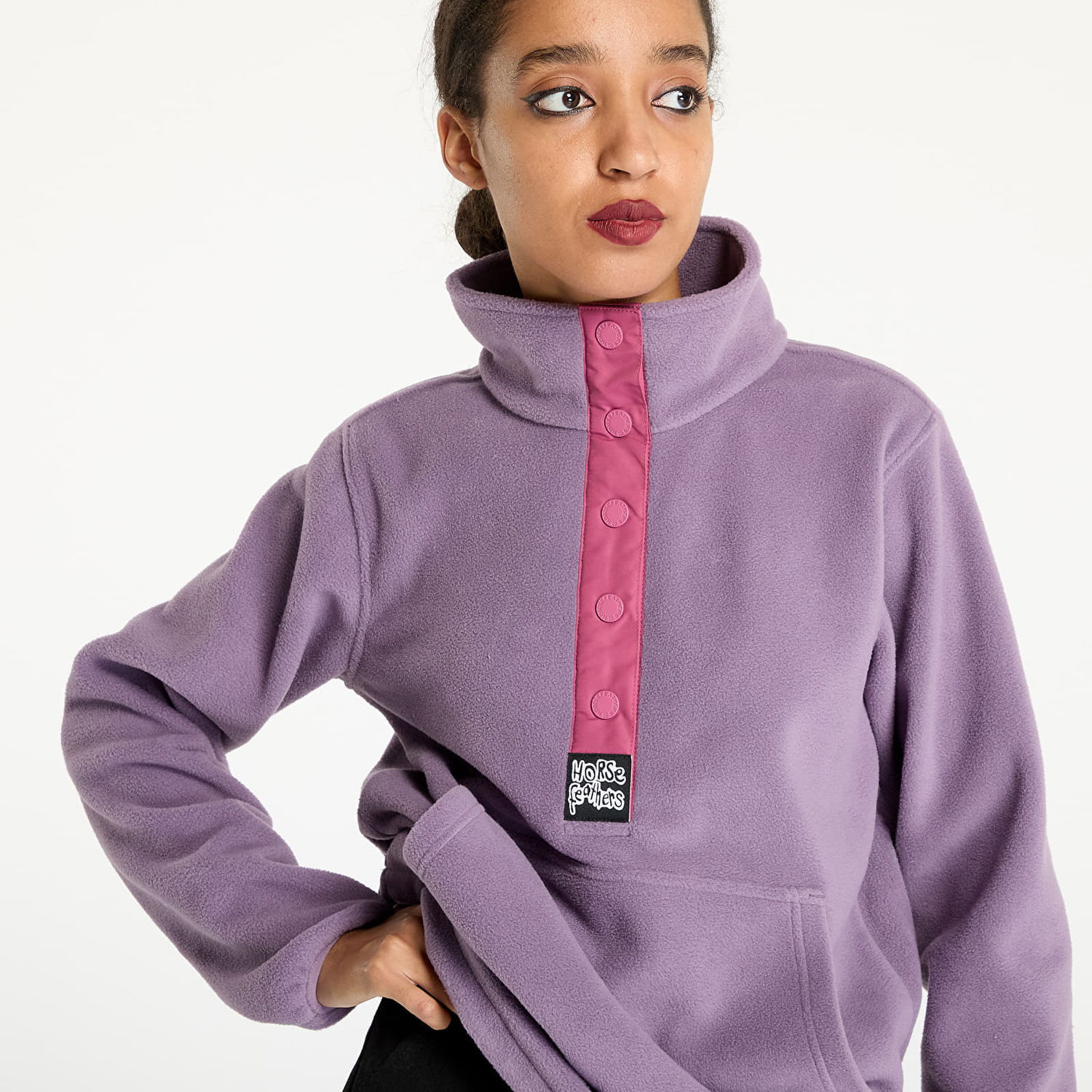 Pulover Horsefeathers Melia Sweatshirt Light Grape M Lila | TW040A, 1