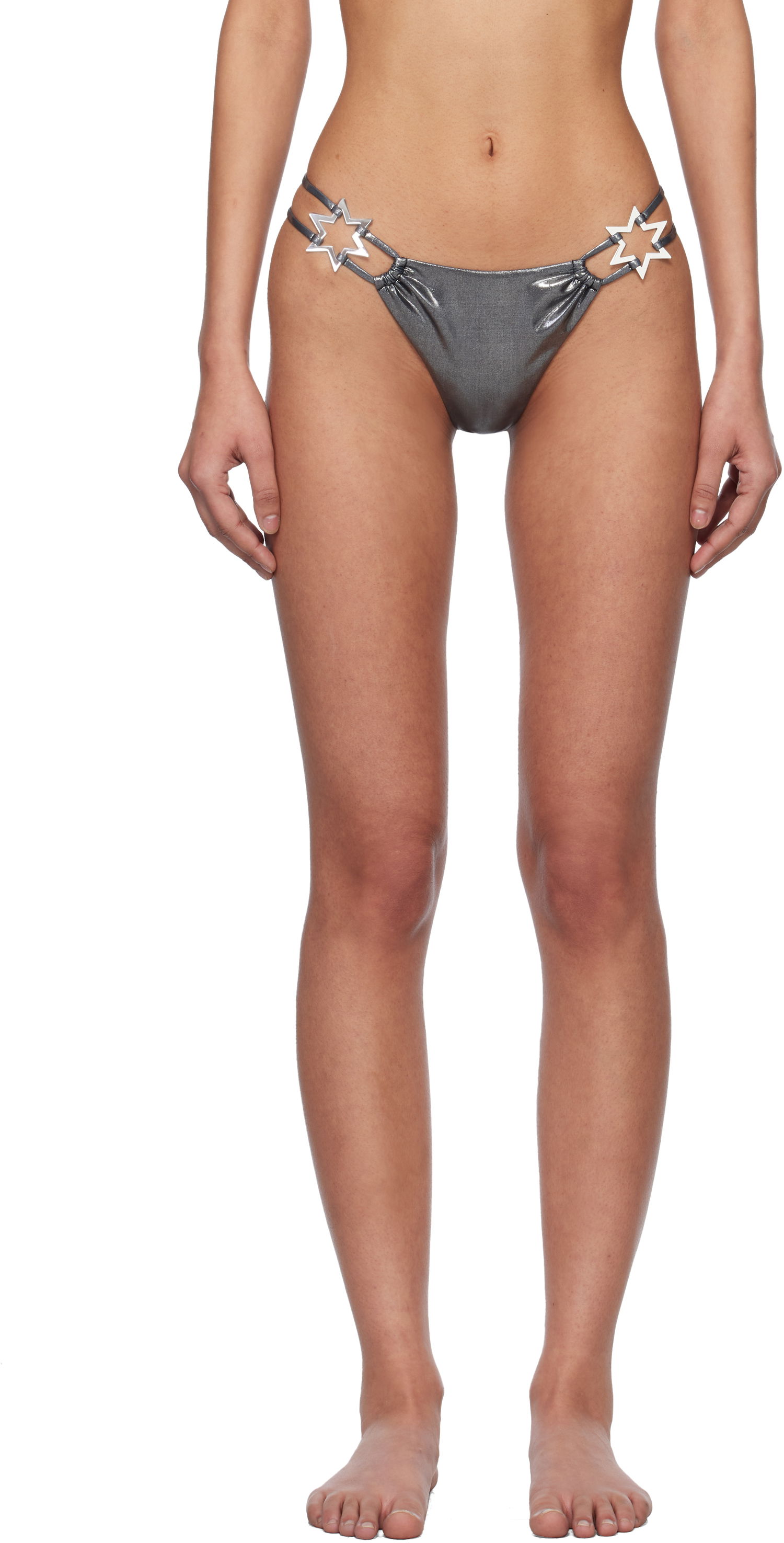 Kopalke MISBHV MISBHV Hollywood Bikini Bottom Siva | 250W603, 0