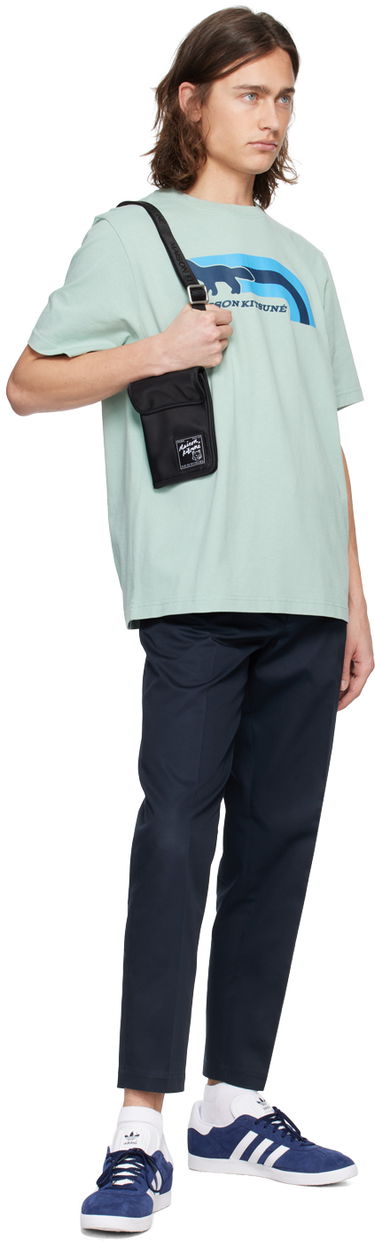 Denarnica MAISON KITSUNÉ Maison Kitsuné 'The Traveller' Neck Pouch Črna | MM05362WQ1001P199, 3