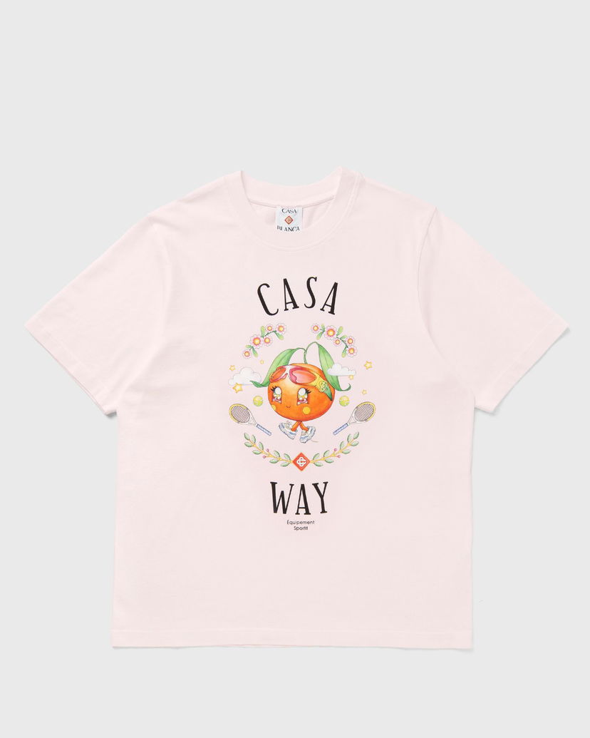 Majica Casablanca Casa Way Orange Mascot Graphic T-Shirt Roza | M-AW25-JTS-001-09