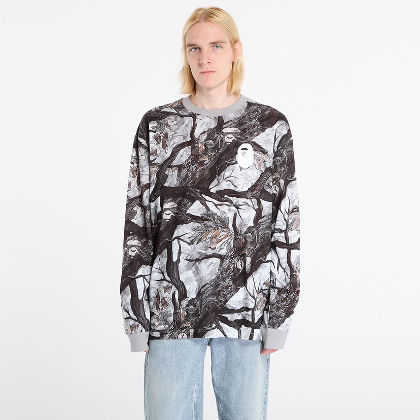 Majica BAPE Tree Edge Camo Relaxed Fit Long-Sleeve T-Shirt XXL Večbarvna | 001LTL801011MWHT