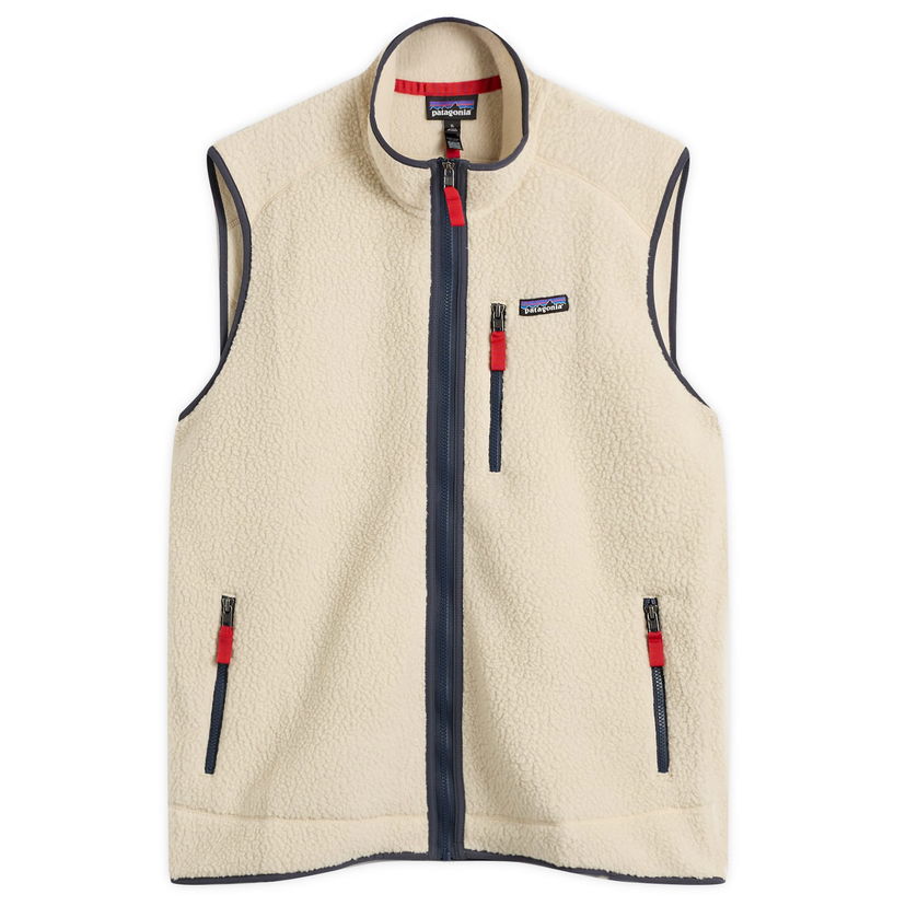 Telovnik Patagonia Men's Retro Pile Vest Size X-Large Bež | 22821-PNSM