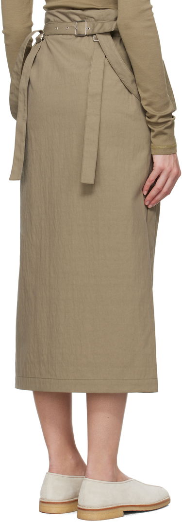 Krila LEMAIRE Lemaire Straps Midi Skirt Rjava | SK1036 LF1228, 2