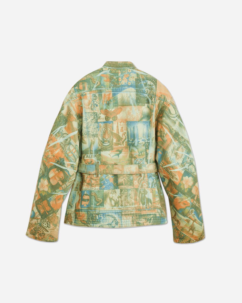 Jakna KIKO KOSTADINOV Levi's Carina Waisted Jacket with Postal Stamp Print Večbarvna | 003IR0000 1
