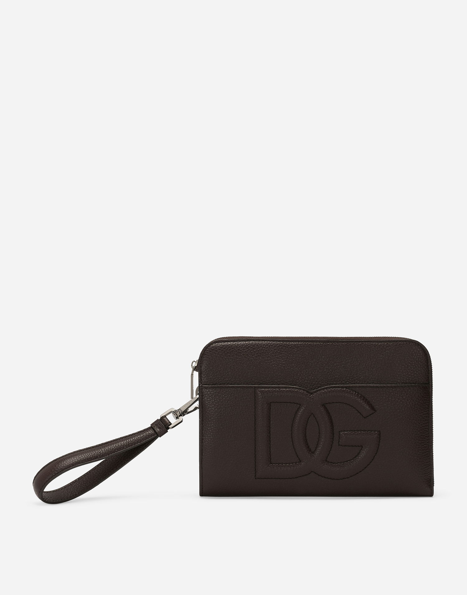 Denarnica Dolce & Gabbana Deerskin Clutch with Wrist Strap Rjava | BM2338A803480076, 0