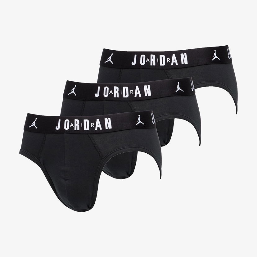 Boksarice Jordan Jordan Flight Cotton Brief 3-Pack Črna | JM0743-023