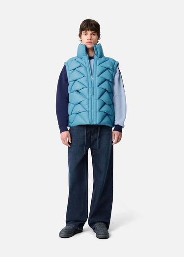 Telovnik AXEL ARIGATO Geometric Quilted Puffer Vest Modra | A3126002, 4