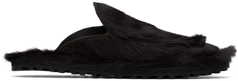 Modni dodatki Dries Van Noten Dries Van Noten Calf-Hair Loafers Črna | MS241-825-312
