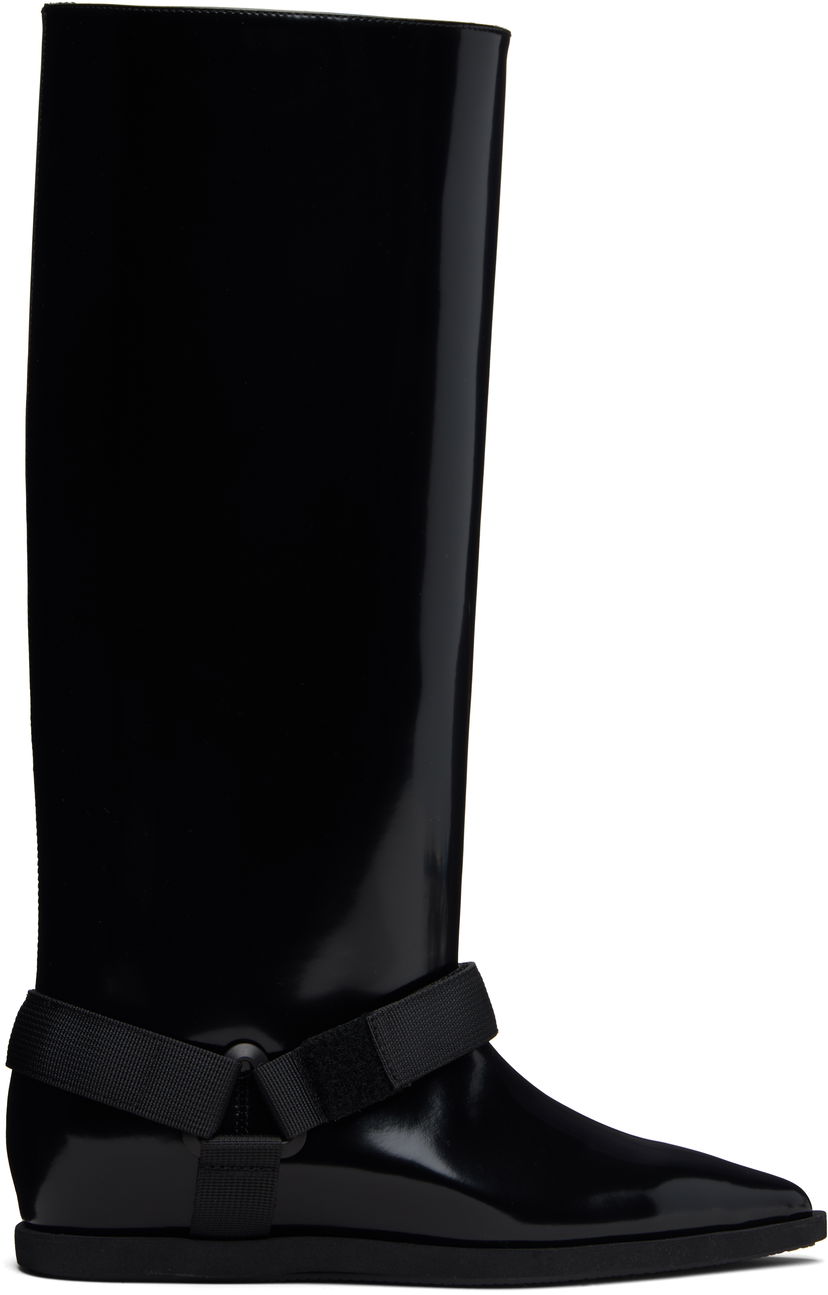 Superge in čevlji sacai sacai Belted Tall Boots Črna | 25-08249