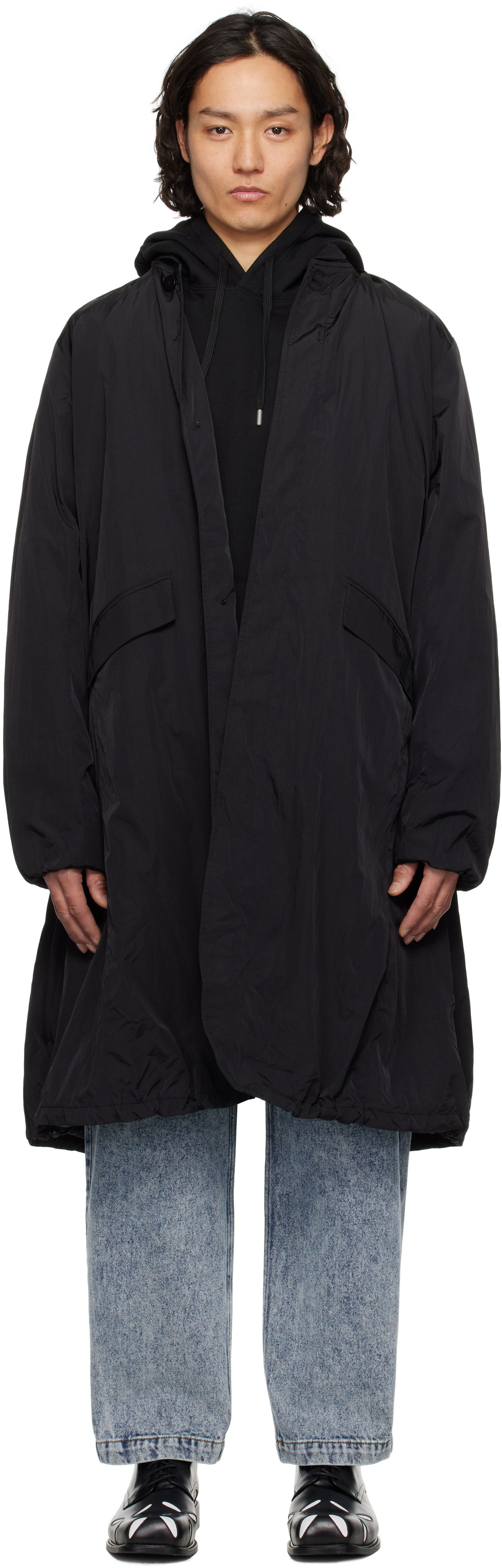 Plašči ADER ERROR ADER error Product. 26 Hooded Parka Črna | BO01SSCT0102BK, 0