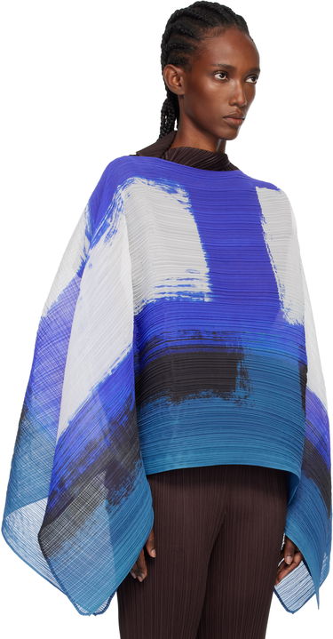 Majica Pleats Please Issey Miyake PLEATS PLEASE ISSEY MIYAKE Jump Madame-T Pleated Abstract Print Top Večbarvna | PP59AD121, 1