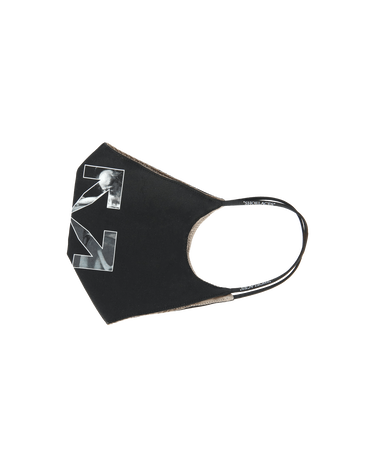 Modni dodatki Off-White Caravaggio Arrow Simple Mask Črna | OMRG003F21FAB003 1009, 3