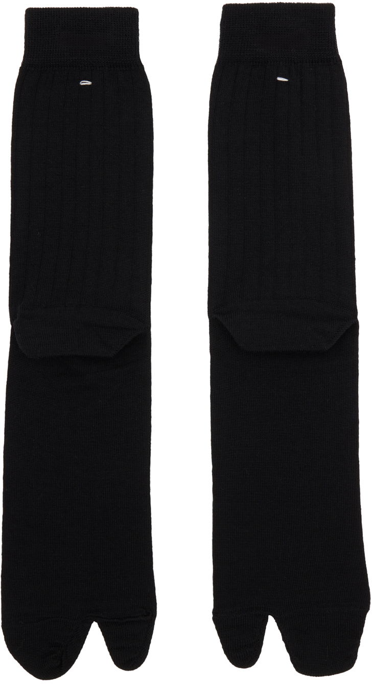 Nogavice Maison Margiela Bootleg Socks Črna | SI0TL0001 S17867
