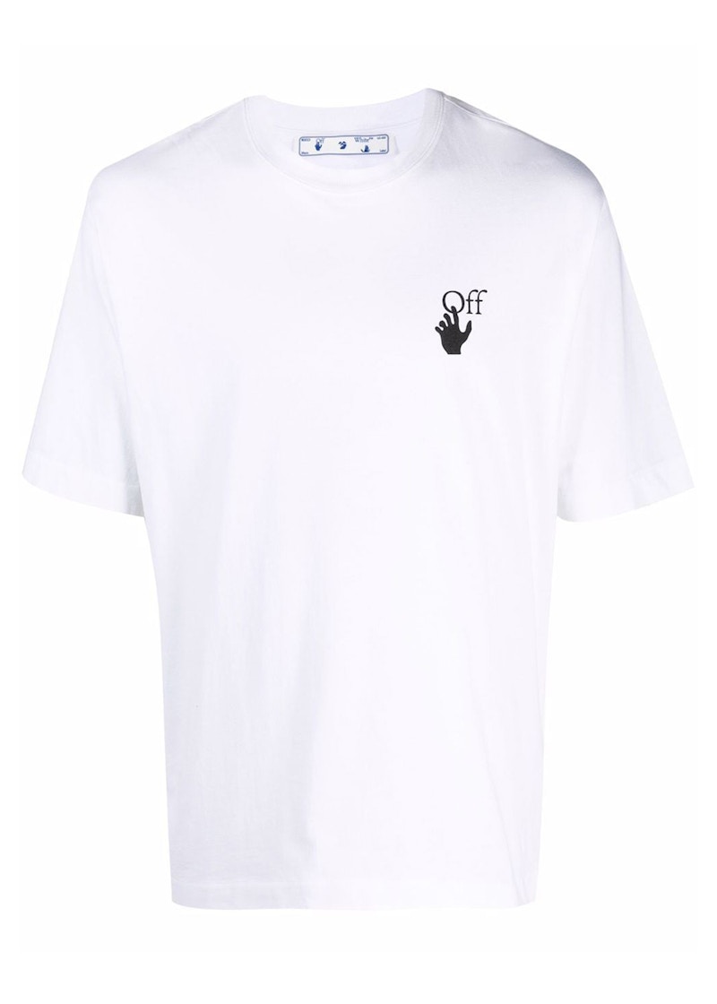 Majica Off-White Bubble Arrows T-Shirt White Bela | OMAA119F21JER0130110