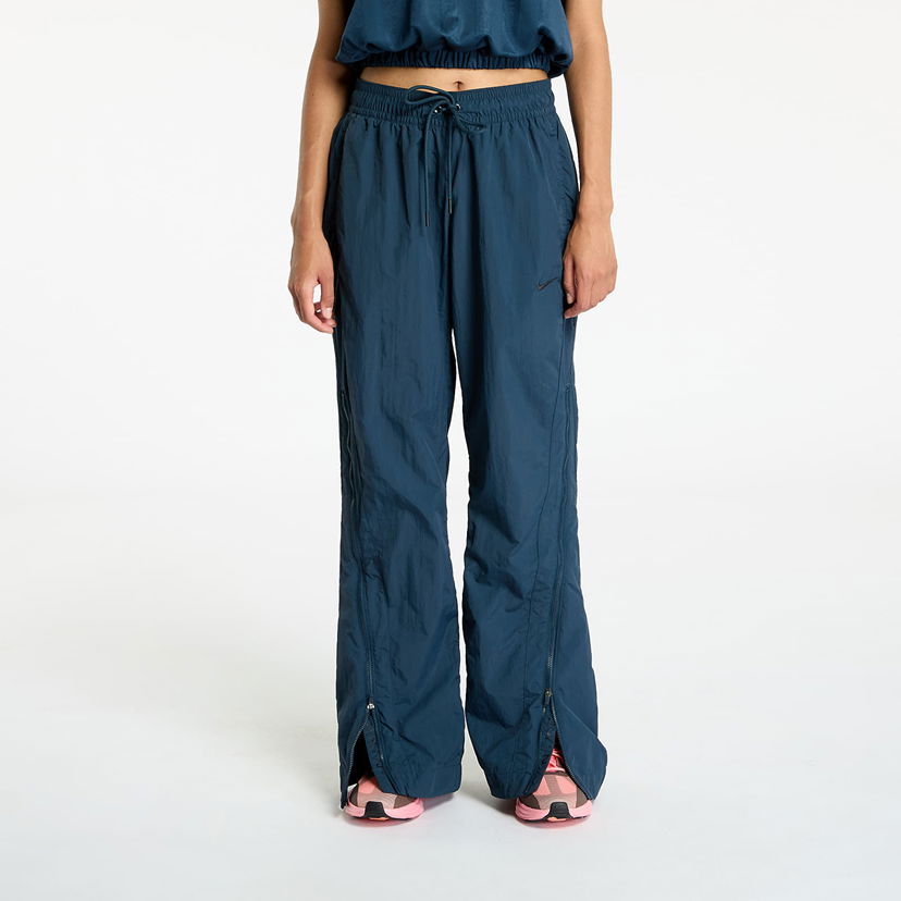 Hlače Nike Pants Sportswear Collection Women's Mid-Rise Repel Zip Pants Armory Navy/ White Mornarica | FV7544-478