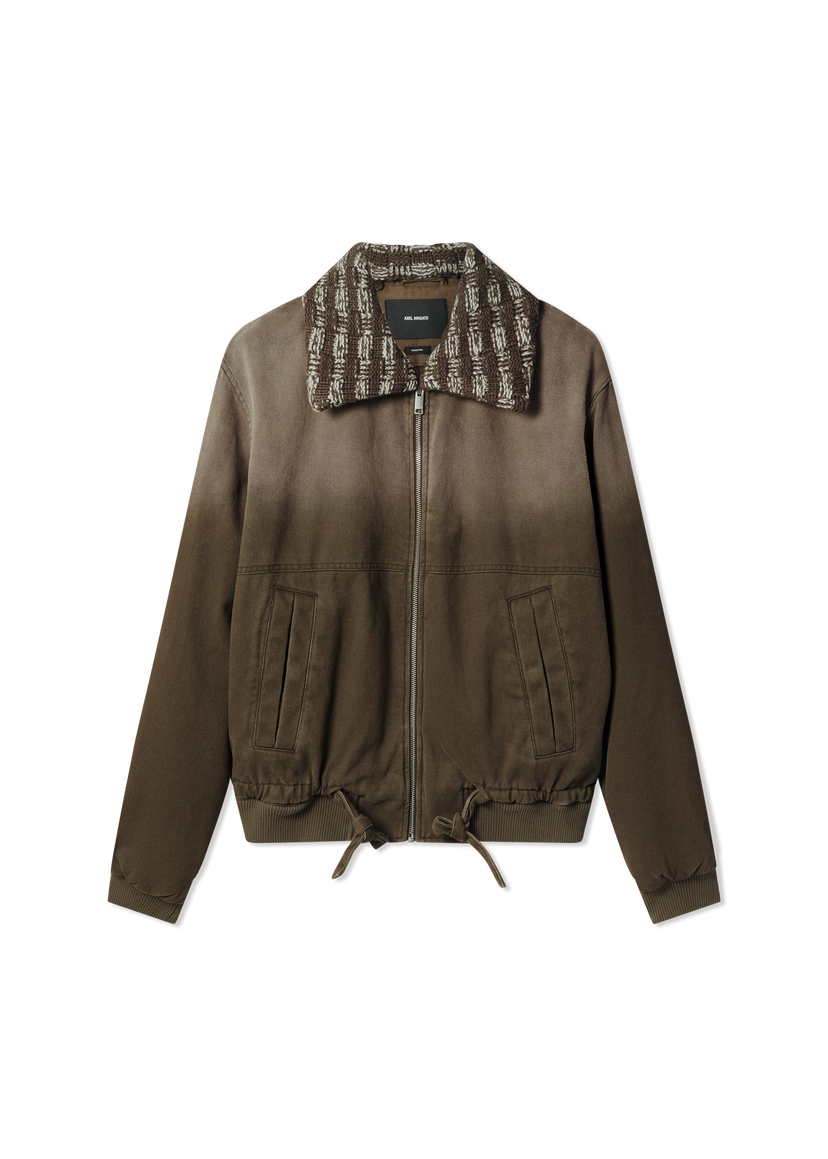 Jakna AXEL ARIGATO Axis Gradient Denim Jacket Rjava | A3157002