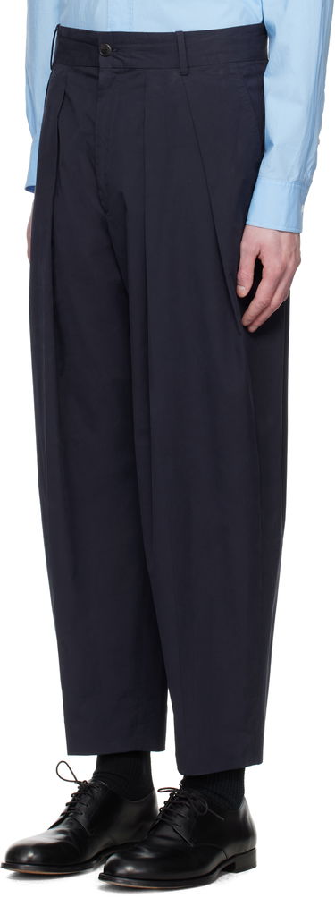 Hlače The Row The Row Dyon Pleated Trousers Mornarica | 937-W3897, 3