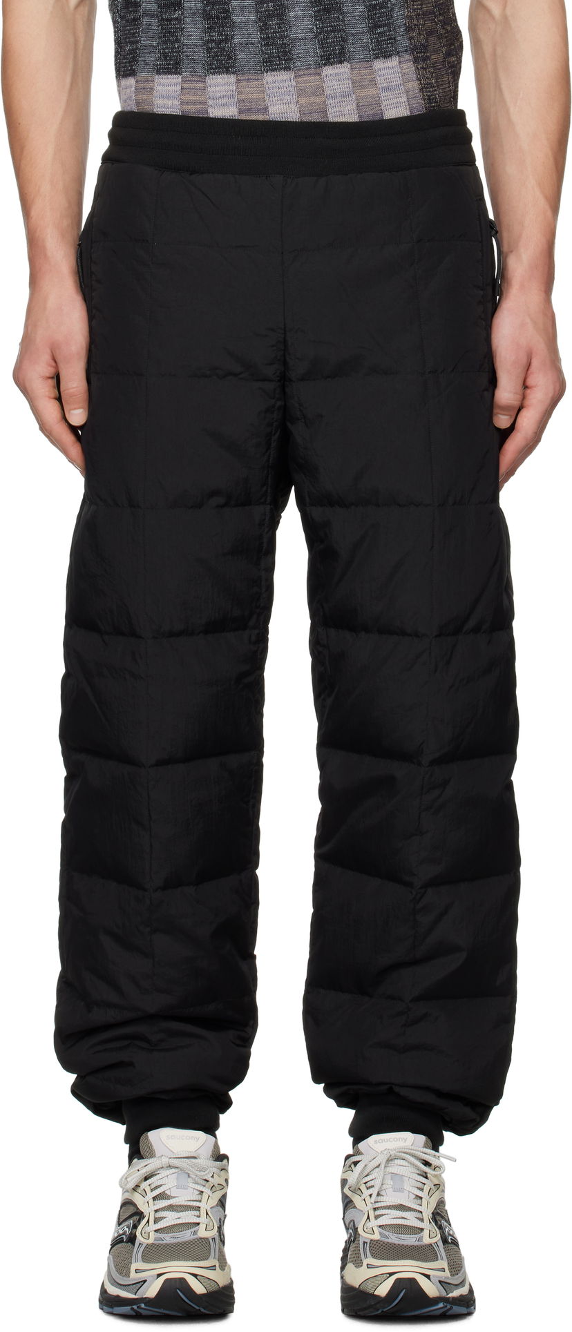 Trenirka TAION Down Track Pants Črna | TAION-131TPSC