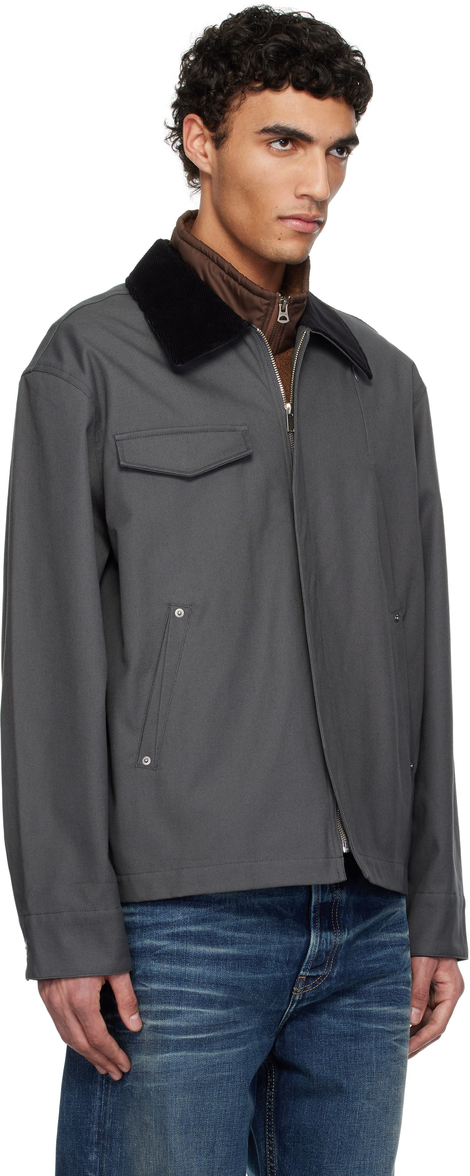 Jakna AXEL ARIGATO Axel Arigato Dallas Chore Jacket Siva | A2861002, 1