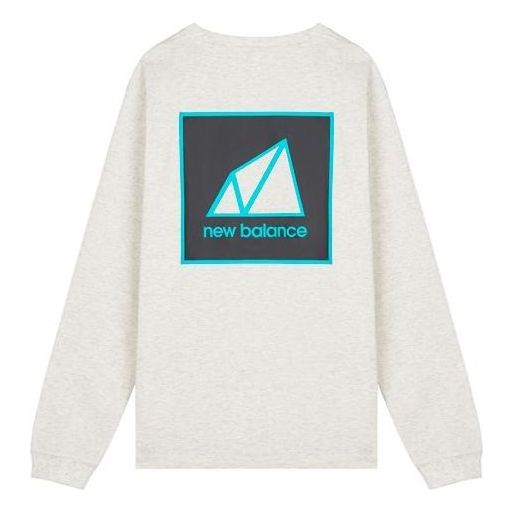 Pulover New Balance All Terrain Graphic Long Sleeve Top Siva | MT11584-SAH