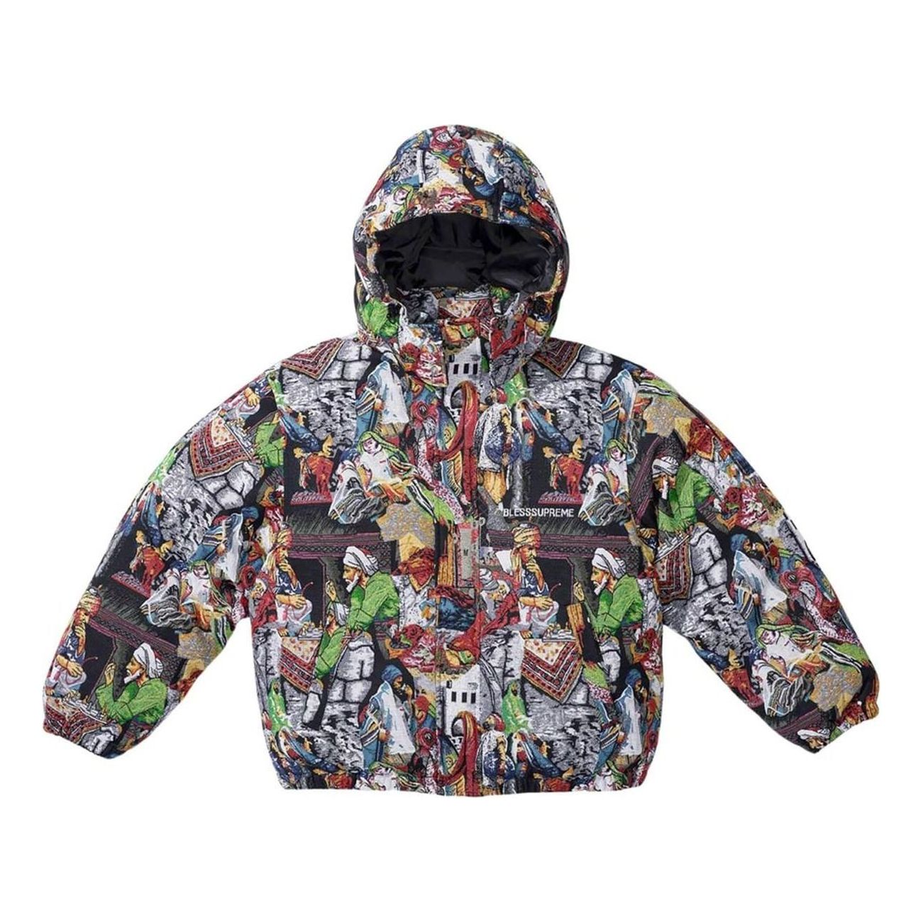 Puhovka Supreme Bless Tapestry Down Puffer Jacket Večbarvna | SUP-FW23-197, 0