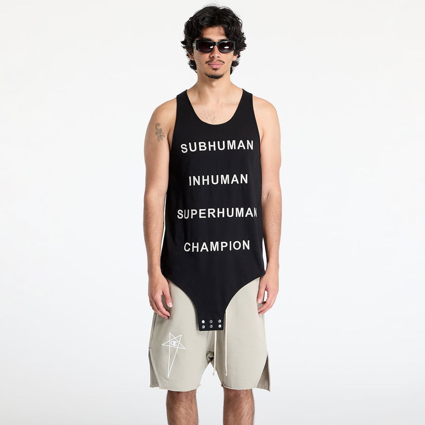 Majica brez rokavov Rick Owens Rick Owens DRKSHDW x Champion Basketball Tank Top Črna | CM01E1678 CHJG 09