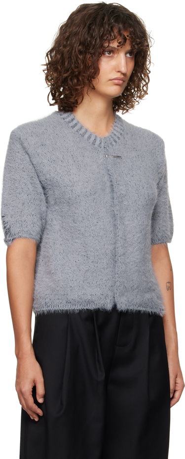 Pleteni pulover ADER ERROR Knit Cardigan Siva | BN01FWKT0702GR, 1