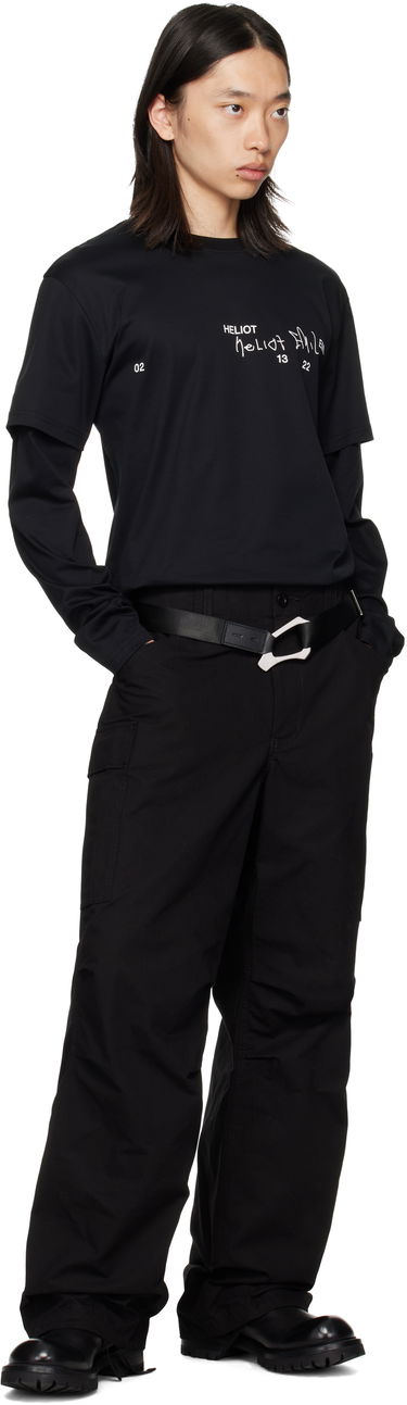 Pasovi HELIOT EMIL Heliot Emil Technical Buckle Belt Črna | AW25.16.118.BLK01, 3