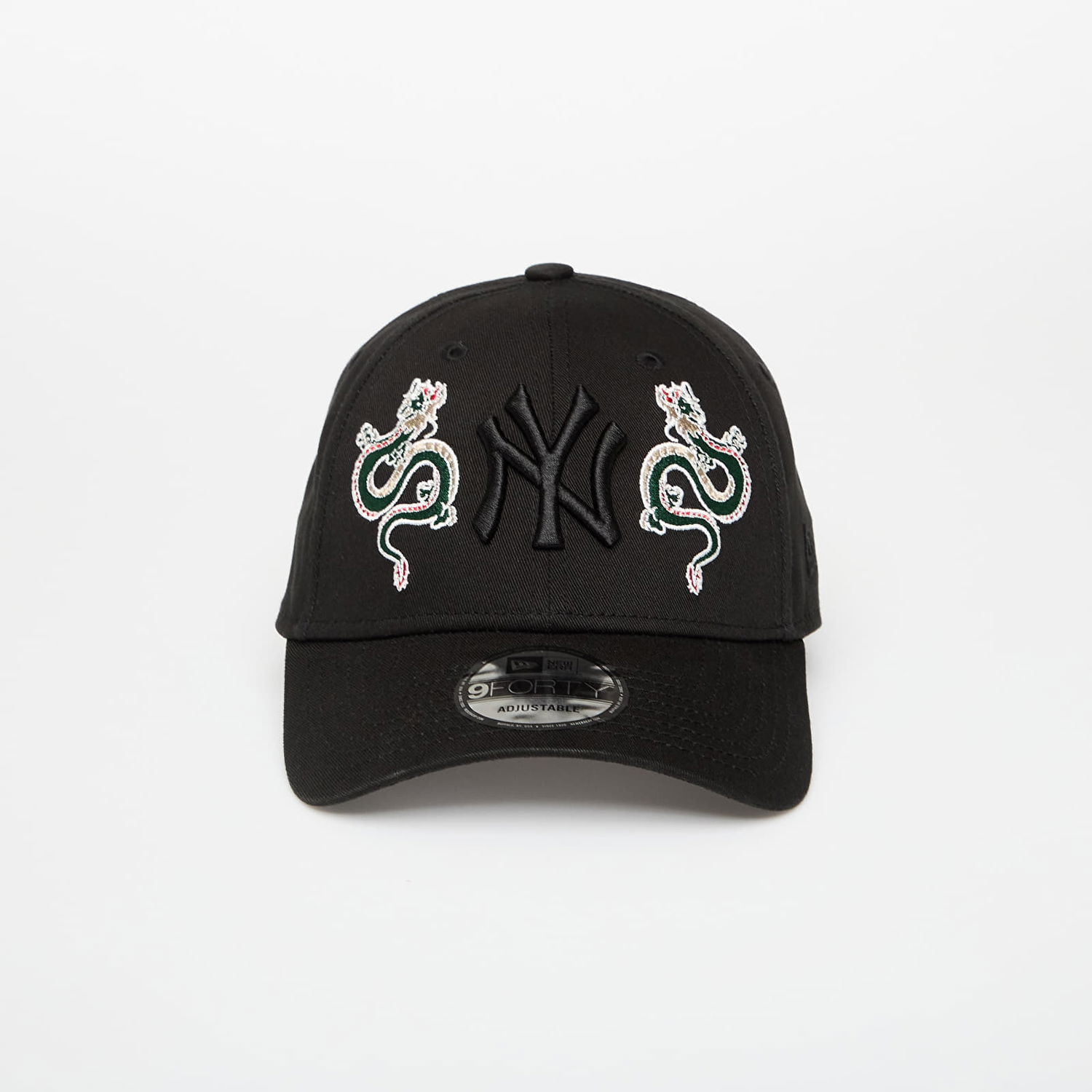 Kapa New Era New Era New York Yankees 9FORTY Icon Adjustable Cap Črna | 60691258, 0