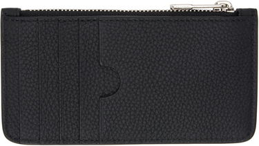Denarnica Balmain Embossed Leather Card Holder Črna | DM1MD060LPSE, 1