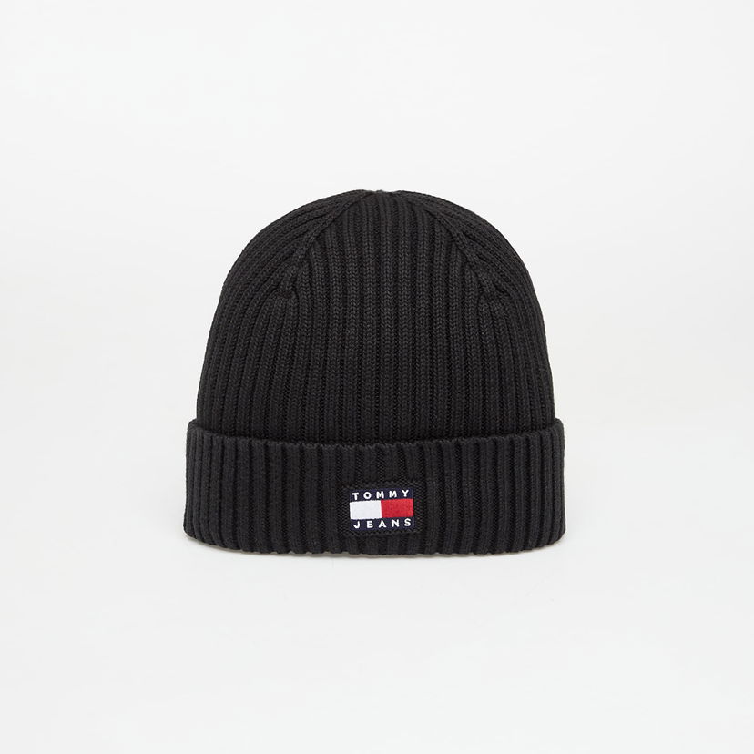 Beanie Tommy Hilfiger Tommy Hilfiger TJM Heritage Core Beanie Črna | AM0AM13669-BDS