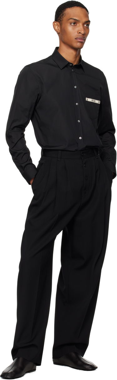 Srajce Moschino Moschino Tape Pocket Shirt Črna | 252ZZ023652350555, 3