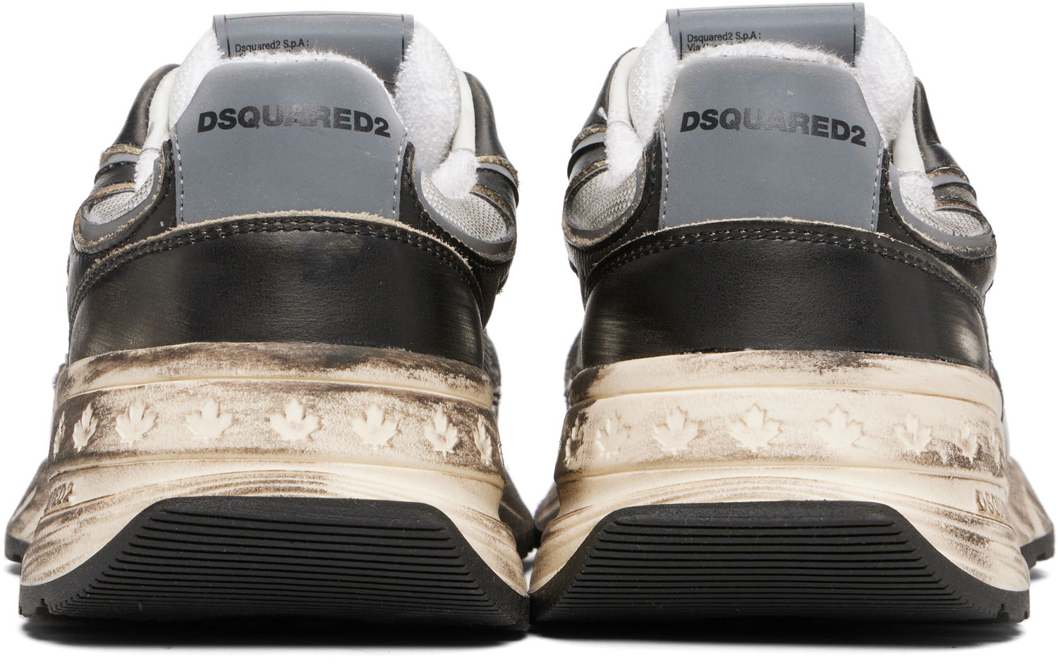 Superge in čevlji DSQUARED2 Dsquared2 Sprinter Bela | SNM0401_Y7708184, 1